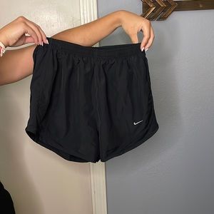 black nike shorts